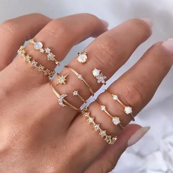 Bohemian Rings Set