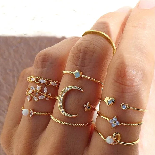 Bohemian Rings Set