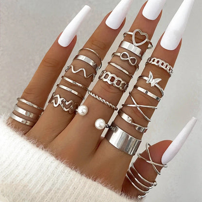 10 Pcs Rings Suit
