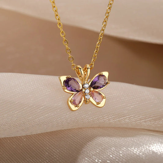 Cute Butterfly Necklace