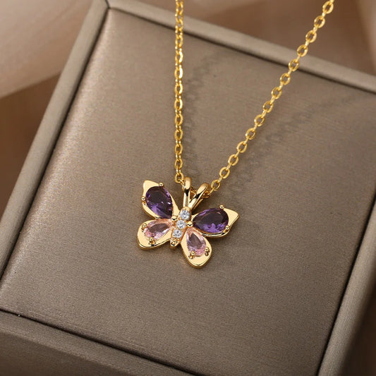 Cute Butterfly Necklace