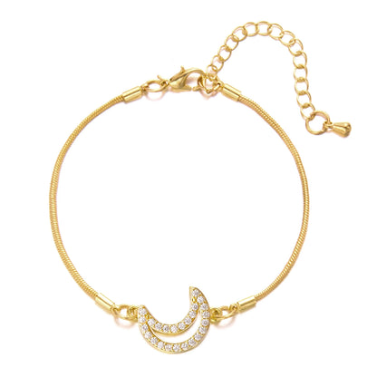 Elegant Crystal Flowers Bracelet