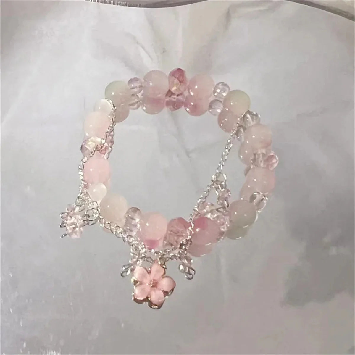 Sweet Cherry Blossom Bracelet