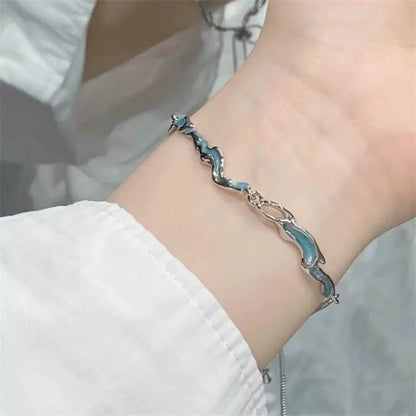 Elegant Crystal Flowers Bracelet
