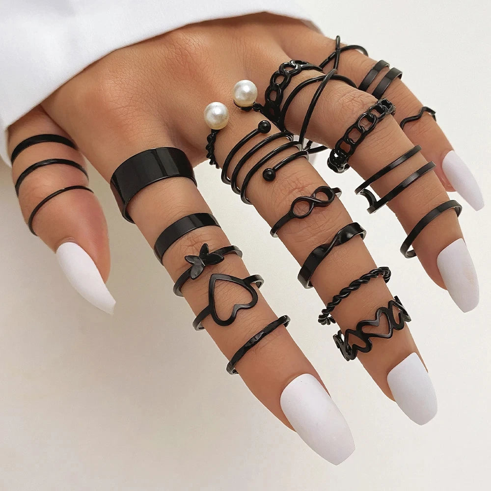 10 Pcs Rings Suit