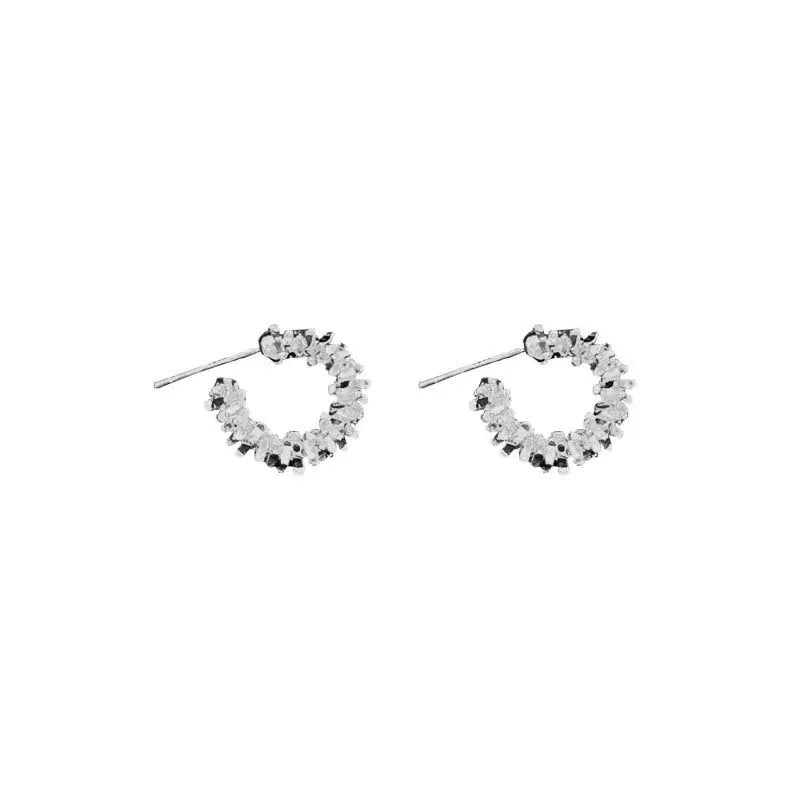 Irregular C Shape Earrings