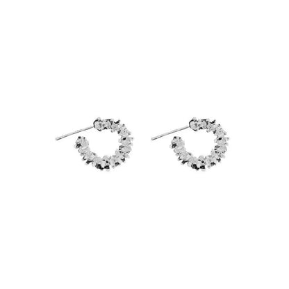Irregular C Shape Earrings